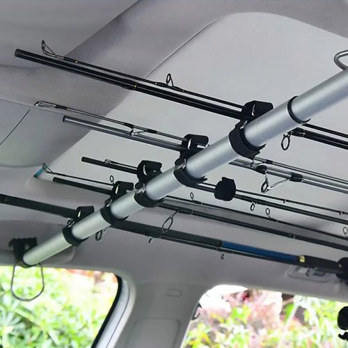 Car Rod Metal Rack Vehicle Roof Rod Holder